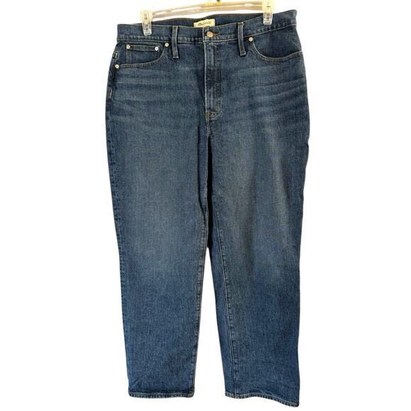 Madewell The Perfect Vintage Straight Leg Jeans Mayfield Wash Size 33 Classic - Picture 4 of 10